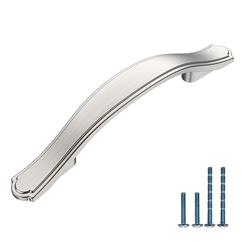 AOOTOCH 30 Pack Brushed Satin Nickel Kitchen Cabinet Handles Cabinet Pulls 3 inch Hole Center Cabinet Hardware Drawer Handles for Cabinet Dresser and Cupboard AT2792BSN