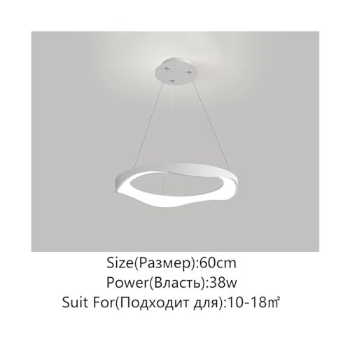 Lampe de salon LED à intensité variable suspendu moderne - 7
