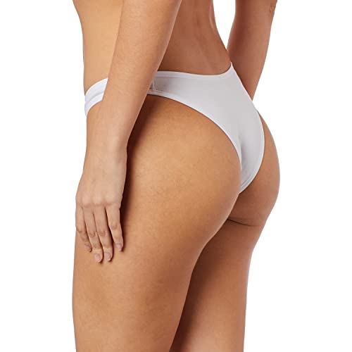 Kit 3 Calcinhas Tanga Algodão Lisa, Feminino, Delcotton, Sortido, G