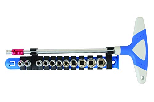 Laser 6346 T-Handle Socket Set 1/4"D 12pc, Multi, 1/4 inches - Image 2