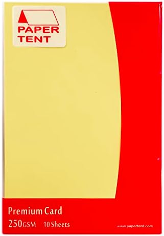 Papertent A4 Premium Card 250gsm 10 Sheets per Pack - Red