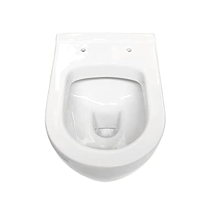 Aloni Design Hänge WC/Wand WC Toilette Weiß – Bild 3