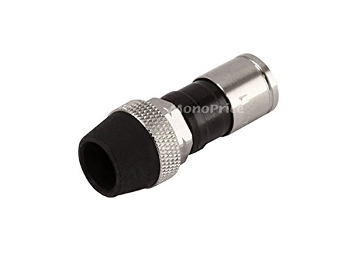 Connecteur RG-6u Monoprice 108574 résout les pertes de signal TV et l'humidité du câble