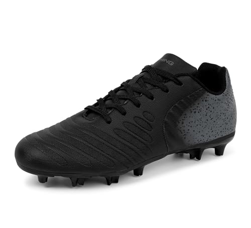 FEETHING Women Soccer Cleats Firm Ground Lace-Up Youth