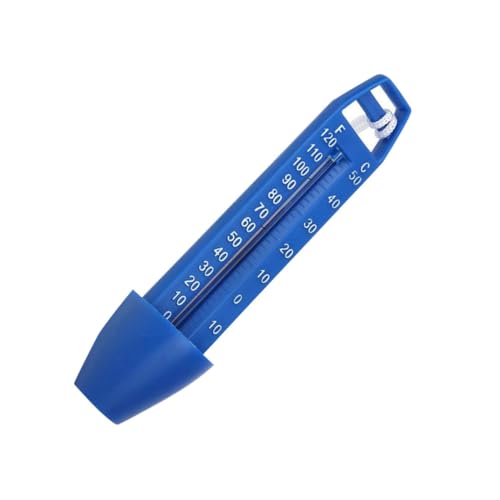 BESPORTBLE 1 Pc Termómetro De Piscina Herramienta De Medición De Temperatura Meteorólogo Práctico Termómetro De Agua Flotante Accesorios Para La Piscina Termómetro Útil Blue El Plastico
