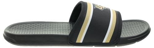 Image of FOCO NCAA Printed Team Logo and Color Stripes Comfortable Slide Sandals