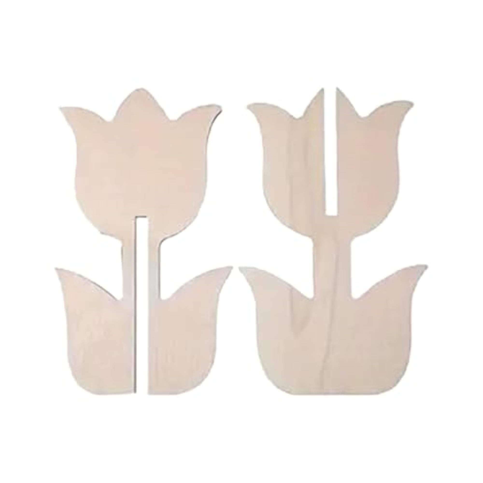 Wood Tulips for Crafting and Home Decor