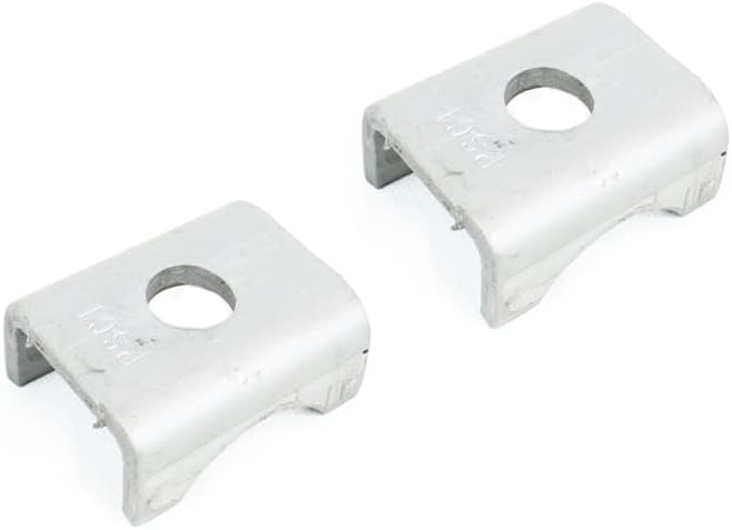 南西ホイール 1-3/4インチ ラウンドトレーラー車軸スプリングシートパーチ (2個パック)