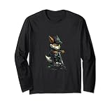 Patinete Wolf Riding Wolves Scooters Rider Manga Larga