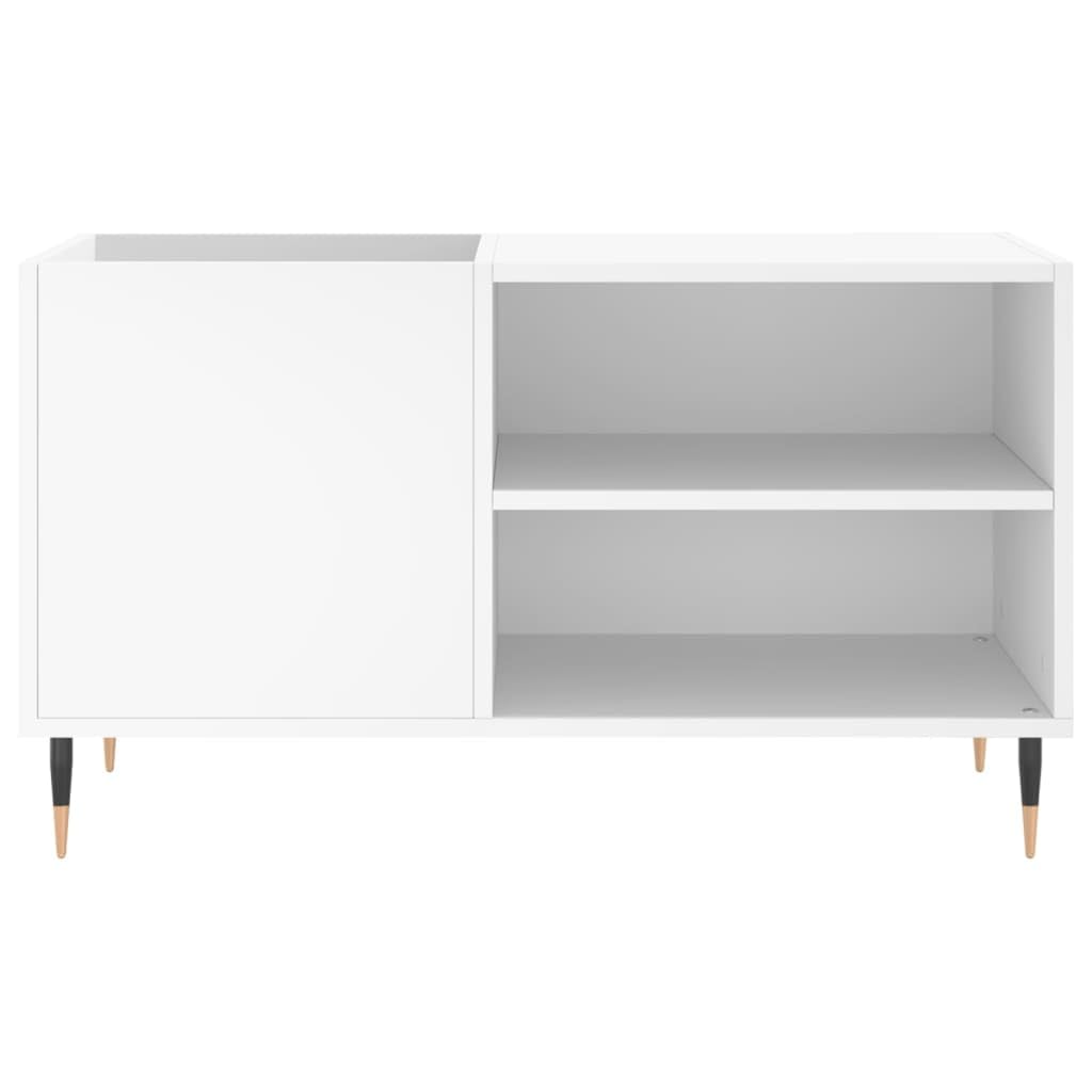 Armadio per dischi in legno e ferro, 85 x 38 x 48 cm, mobile fonofonico con vano portaoggetti, per vinili, giradischi e soggiorno