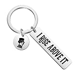 Porte-clés pour gentleman série télévisée Anne Lister et Ann Walker - Cadeau pour les fans de I Rise Above It - Bijou pour ami et famille, Rise Above It K-s, L