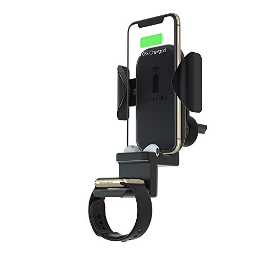 Terratec ChargeAir All Car Support Actif Mobile/Smartphone, Smartwatch Noir