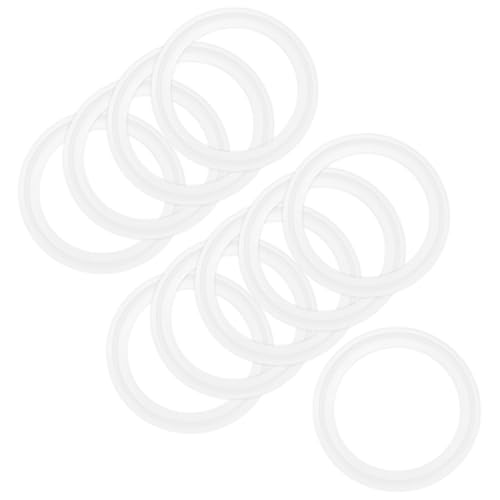 M METERXITY 10-Pack 77.5mm OD Silicone O-Rings Gasket, O-Rings Seal Gasket for 2.5" Clamp/Compressor Valves Pipe Repair/Sink Plug/Bathtub Plug/Sealing Faucets, Washer Clamp