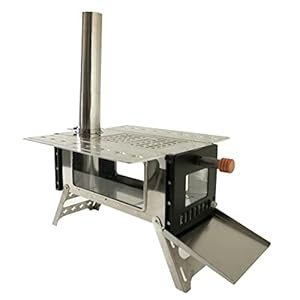 S'more(スモア) Magic Stove 薪ストーブ キャンプ コンパクト 収納バッグ付き 焚き火台 調理器具 煙突" 