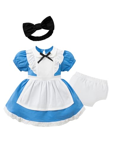 Vestido de bebé niña con cubrepañal para Halloween