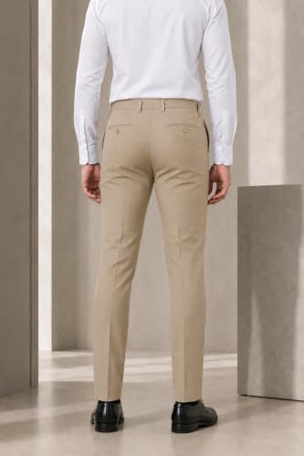 SaintX Store SaintX Men's Mid Rise Stretchable Formal Pants (Noble - Image 6