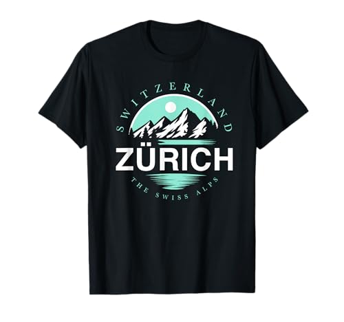 Schweiz Schweizer Alpen Zürich T-Shirt