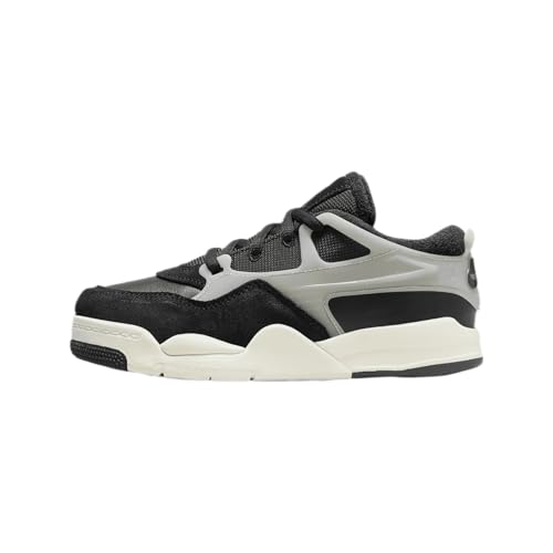 Jordan 4RM Little Kids' Shoes (FQ7936-006, Black/Sail/Coconut Milk/Gym Red) Size 3 - Main Image