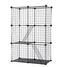 Amazon.co.jp: Shinyever 猫 ケージ 3段 キャットケージ 猫 ゲージ 高