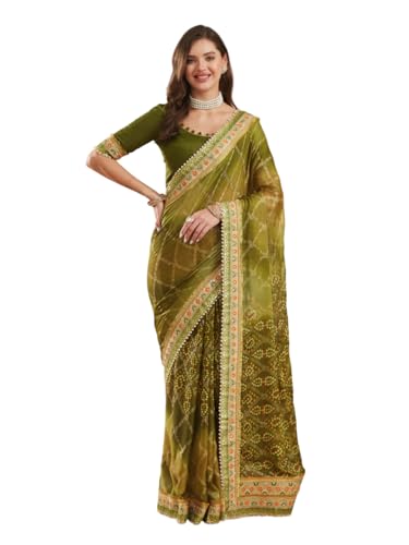 Image of Women's Banarasi Silk With Jacquard Print Saree With Blouse