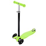 【Aleación de aluminio-hierro de alta resistencia - con una máxima carga de 60kg】Hecho de material de alta resistencia, el patinete de niños puede soportar una masa más pesada y es muy fuerte. El área del pedal central agrega partículas de fricción, lo que hace que sea más fácil para los niños pararse y más fácil de usar