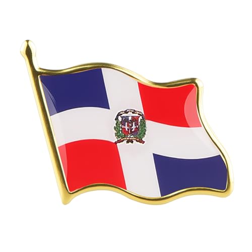 Image of Country Flag Brooch Metal Alloy Souvenir Pin Shirt Hat Backpack Jewelry Accessories Decoration Party Christmas Gift Badge International Travel Pin