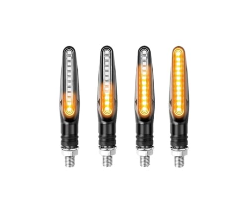 Clignotants moto LED défilement fluide et design pliable flexible