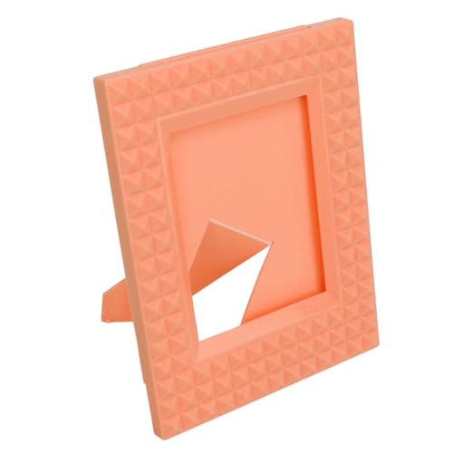 Mini Cornici per Foto da 4.3x3.3 Pollici plastica Robusta da Tavolo per Esposizione di Foto 12 11 9 8 7 Decorazione per Casa e Ufficio ORANGE