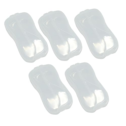 UPKOCH 5 Piezas Caja de vajillas para bebés curvo cucharón cuchara de pequeño cuchillería cajas de almacenamiento de cubiertos contenedores de cubiertos casos de vajilla páginas