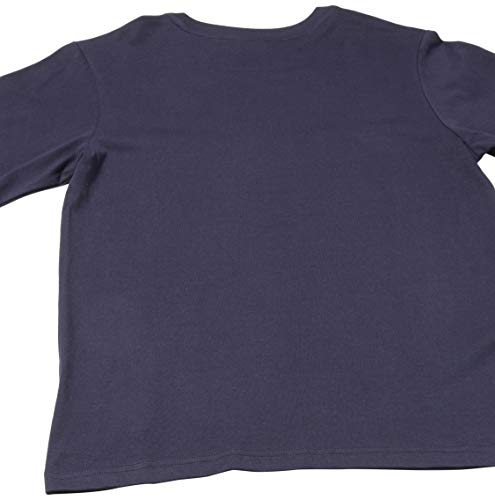Camiseta infantil decote careca em jérsei, Lacoste, Meninos, Azul Marinho, 6