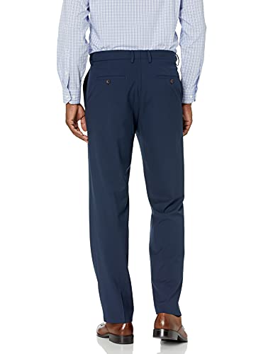 J.M. Haggar mens Premium Classic & Straight Fit Separate - Reg. and Big Tall Sizes Business Suit Pants Set, Medium Blue, 40W x 30L US