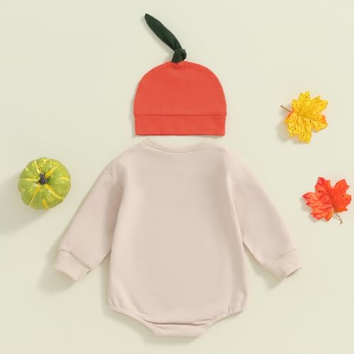 Mersariphy Baby My First Halloween Outfits Newborn Infant Toddler Girl Boy Sweatshirt Bubble Romper Cutest Pumpkin Clothes thumb #3