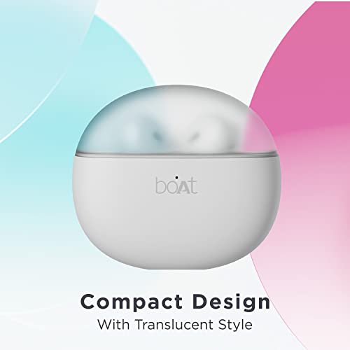 Image of boAt Airdopes 141 Pro True Wireless in Ear Earbuds with 45H Playtime, Quad Mics Enx Tech, 12mm Drivers, ASAP Charge, Beast Mode for Gaming & BT v5.3(Siberian White)