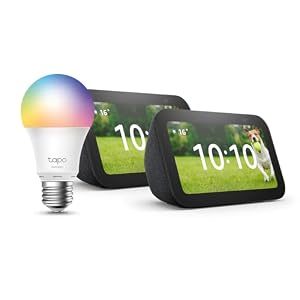 Kit Maison Connectée 2 Echo Show 5 + Ampoule Tapo LED - Alexa