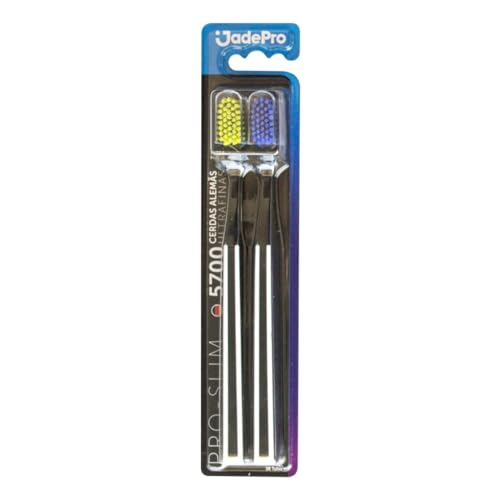 KIT Escova de Dente Jadepro 5700 Cerdas Ultra Macias Com 04 Kits de 2un