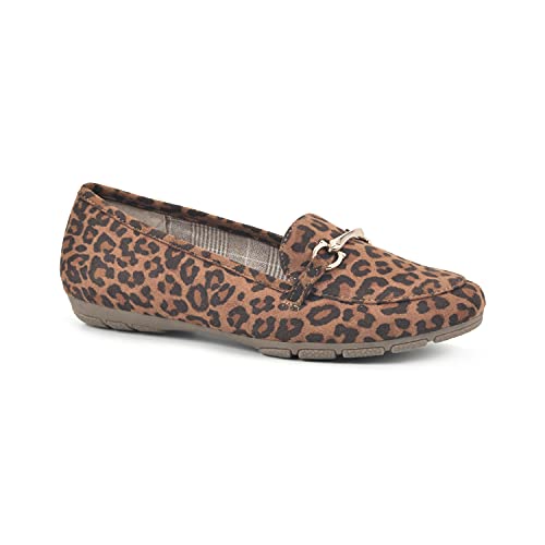 Image of CLIFFS BY WHITE MOUNTAIN Women's Glowing Cushioned Loafer Flat
