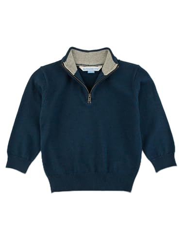 RUGGEDBUTTS Dark Navy Quarter Zip Sweater - 6