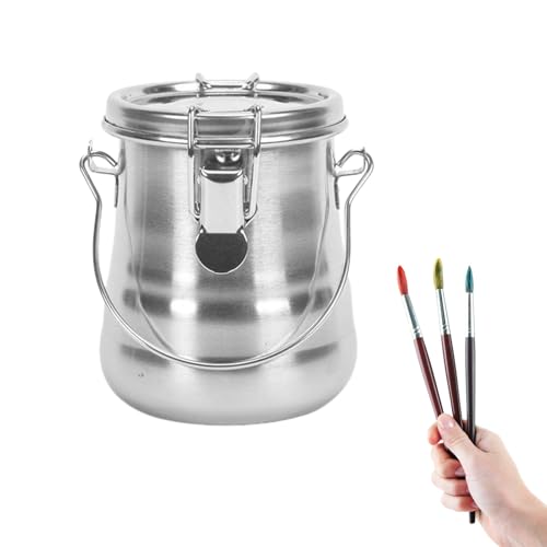 Paint Brush Cleaner - Sturdy Brush Washer with Porous Cleaning Filter, Easy Maintenance Tool for Artists Painters, Detachable Design for Efficient Water Spirits Ink Turpentine Washing | Ideal for Stud