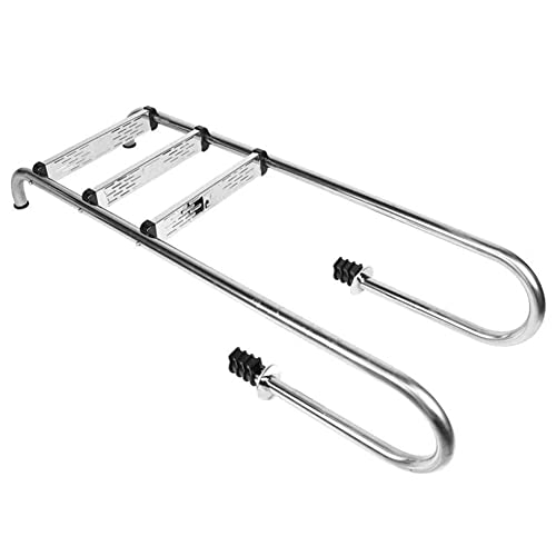 Escalera para piscina 3 peldaños acero inoxidable antideslizante miniatura 7