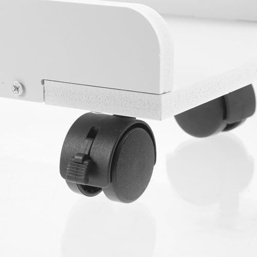 Soporte para torre de computadora con ruedas, soporte móvil para CPU de escritorio, diseño ahorrador de espacio para oficina en casa y sala de juegos miniatura 2