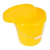 Plastique de qualité alimentaire : fabriqué en plastique de qualité alimentaire, ce seau de fermentation garantit une fermentation saine et sûre pour toutes vos préparations maison. petit seau avec couvercle, récipient de conservation hermétique