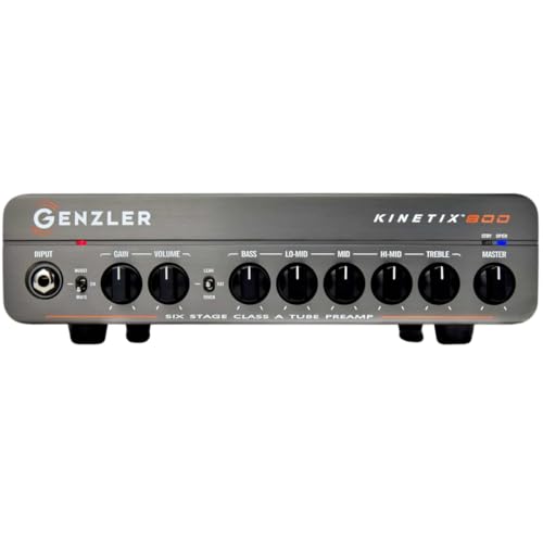 GearTree Genzler Kinetix 800 Bass Tube Head, 800W, Gray