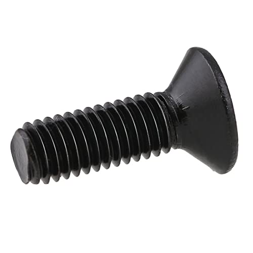 MACHSWON 10 PCS Hex Head Screw Bolts M2.5 * 16mm 304 Stainless Steel DIN7991 Hex Tap Bolts Countersunk Full Flat Head Socket Thread Hexagon Screws Black - Image 2