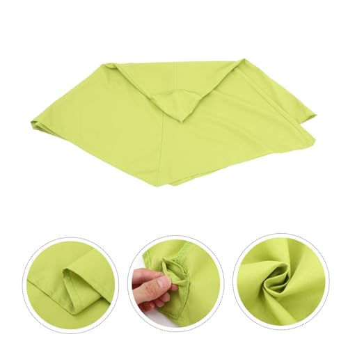 Dosel para sombrilla de patio resistente recambio verde tela ligera de terraza 3