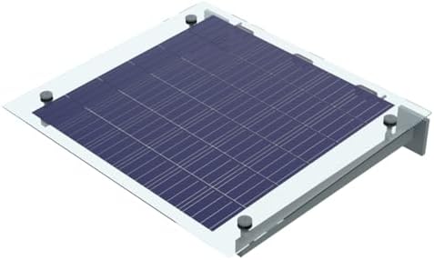 BIPV Vordach 1200 X 1065 mm, RAL 7016 anthrazit einfach, Nennleis...