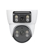 LNBBEQ V380 Pro Dual Lens Camera PTZ 360 Night Vision Indoor Ceilling Mount 6MP HD V380 Security Camera(AU Plug,Camera No Card)