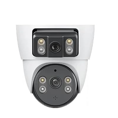 LNBBEQ V380 Pro Dual Lens Camera PTZ 360 Night Vision Indoor Ceilling Mount 6MP HD V380 Security Camera(AU Plug,Camera No Card)
