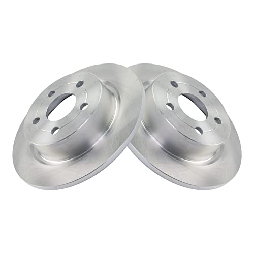 Rear Disc Brake Rotor LH RH Kit Pair Set of 2 Compatible with Transit Connect