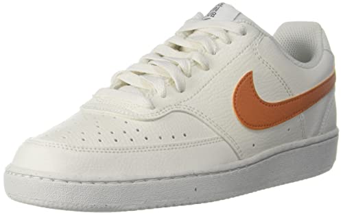 Image of Nike Mens Court Vision Lo Nn Sail /Hot Curry-Sail-Vivid Green Running Shoe - 7 UK (DH2987-104)