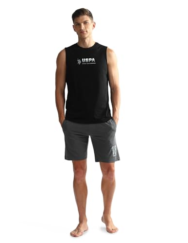 Image of U.S. Polo ASSN. Mens OEV06 Brand Print Comfort Fit Gym Vest